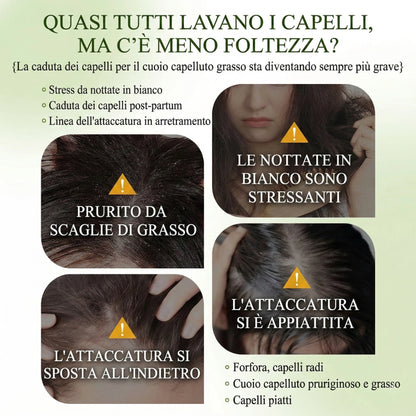 Trattamento Solido Artigianale: Anti-Caduta, Crescita e Anti-Forfora | 100% Naturale